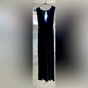 Black floor length dress